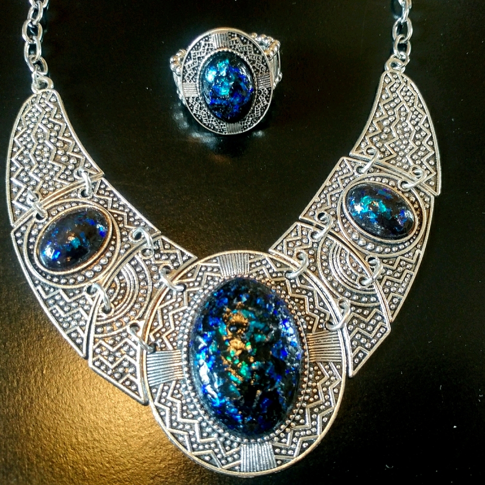 Enhanced Paparazzi Necklace and Ring